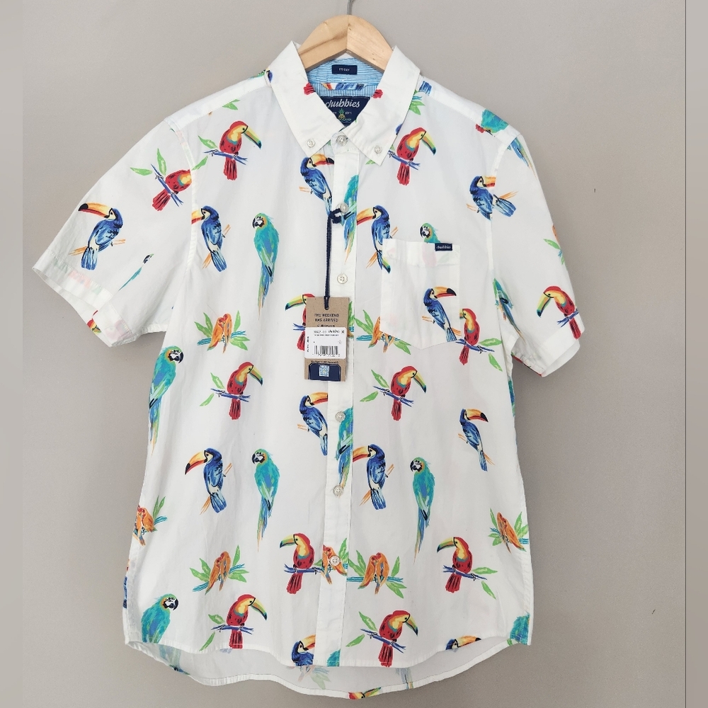 Chubbies The Dude Where's Macaw Friday Shirt